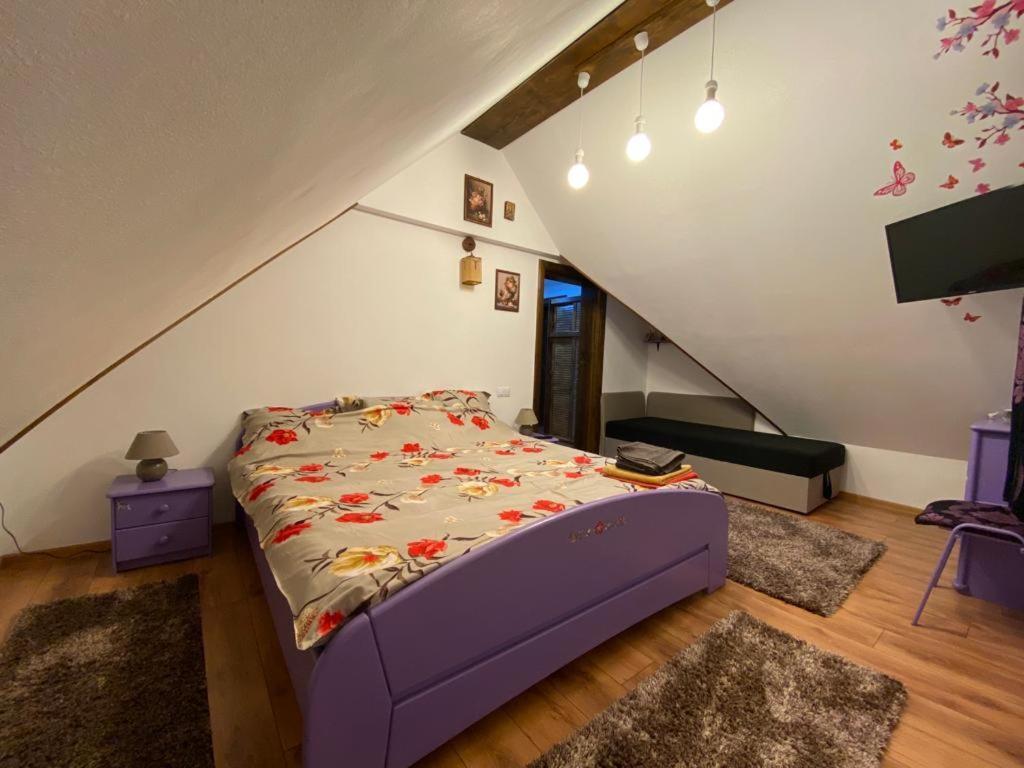 Conacul Caterinei Hotell Polovragi Exteriör bild